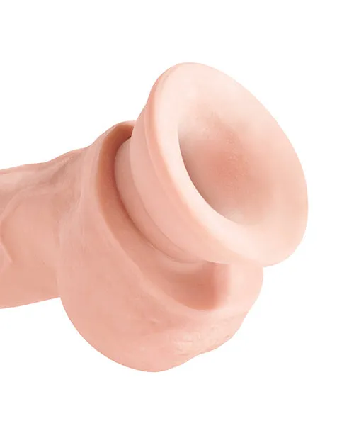 Dildos | Pipedream King Cock Plus 8 In Triple Density W/ Balls Light