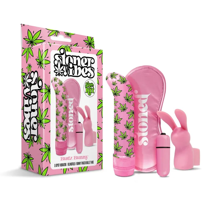 Global Novelties Vibrators | Stoner Vibes Stash Kit Budz Bunny