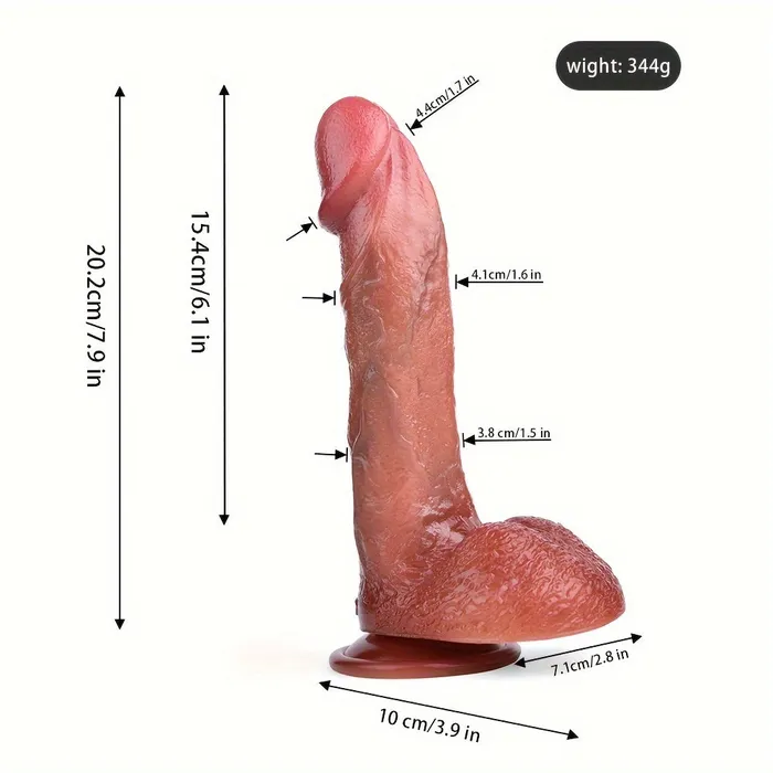 FAAK Female Sex Toys FAAKG194 Silicone Realistic Dildo Strap On Realistic Penis With Suction Cup