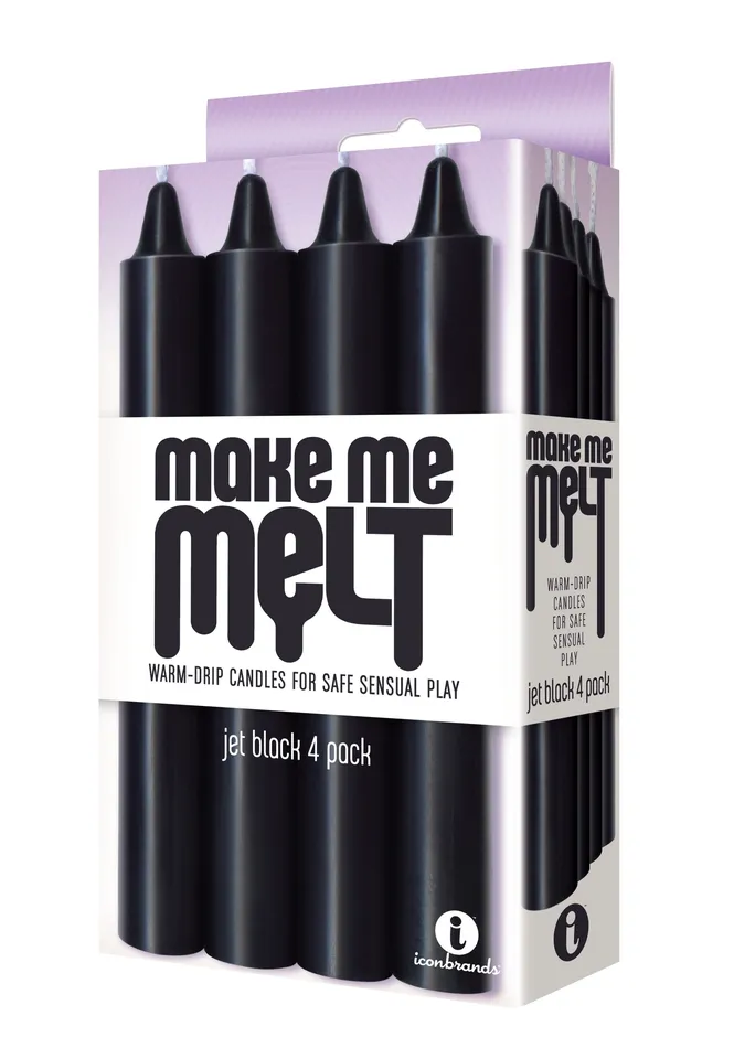 Anal Icon Brands Make Me Melt Jet Black 4 Pack Anal Icon Brands Make Me Melt Jet Black 4 Pack