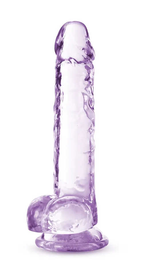Blush Novelties Dildos Naturally Yours 7 Inch Crystalline Dildo Amethhyst Blush Novelties Dildos Naturally Yours 7 Inch Crystalline Dildo Amethhyst