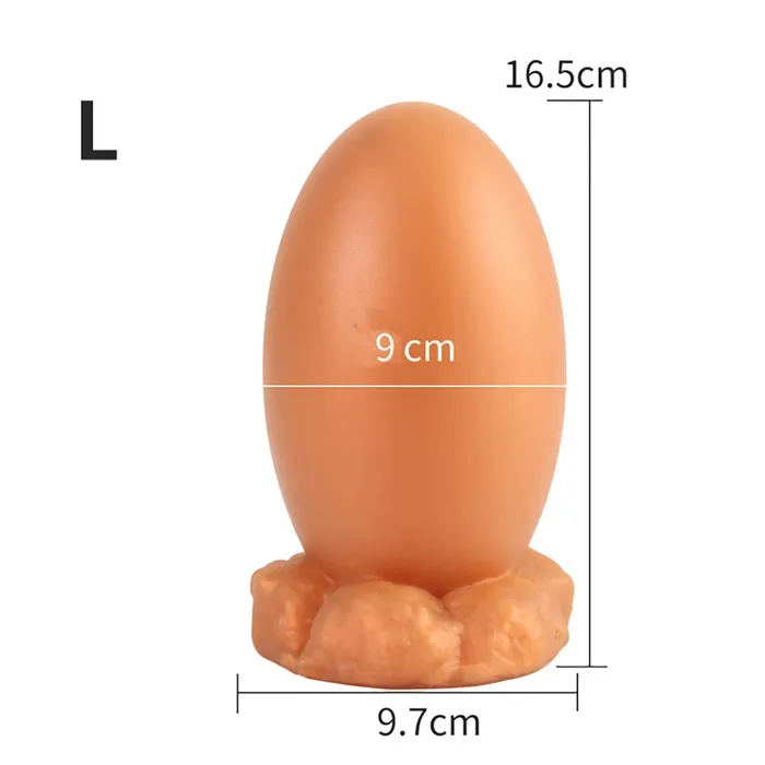 Domlust Anal Soft Silicone Anal Dildo Realistic Dragon Egg Butt Plug Dilator Adult Toys