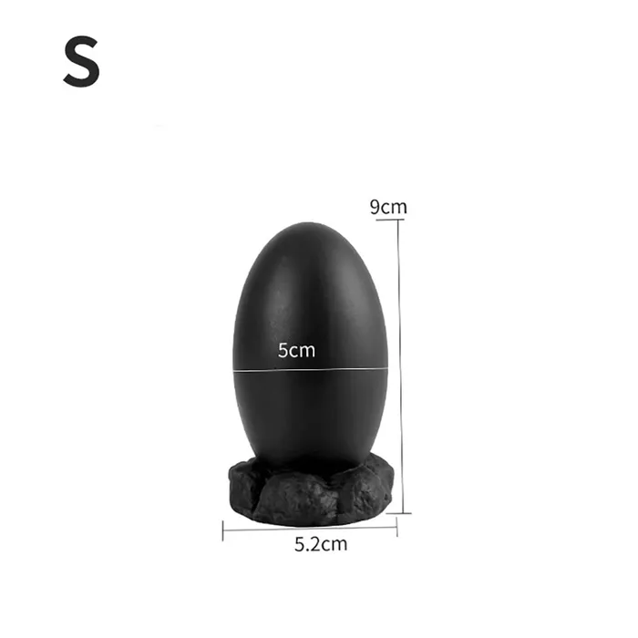 Domlust Anal Soft Silicone Anal Dildo Realistic Dragon Egg Butt Plug Dilator Adult Toys