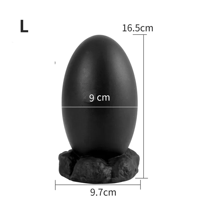 Domlust Anal Soft Silicone Anal Dildo Realistic Dragon Egg Butt Plug Dilator Adult Toys