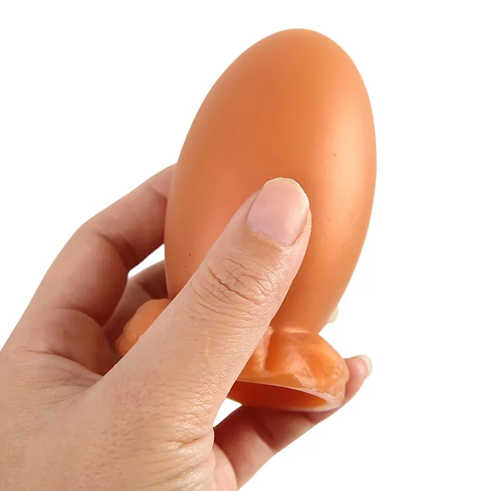 Domlust Anal Soft Silicone Anal Dildo Realistic Dragon Egg Butt Plug Dilator Adult Toys