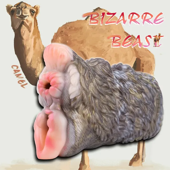Domlust Male Sex Toys Camel Vagina Male Masturbation Pocket Pussy Silicone Realistic Penis Masturbator Sex Toys