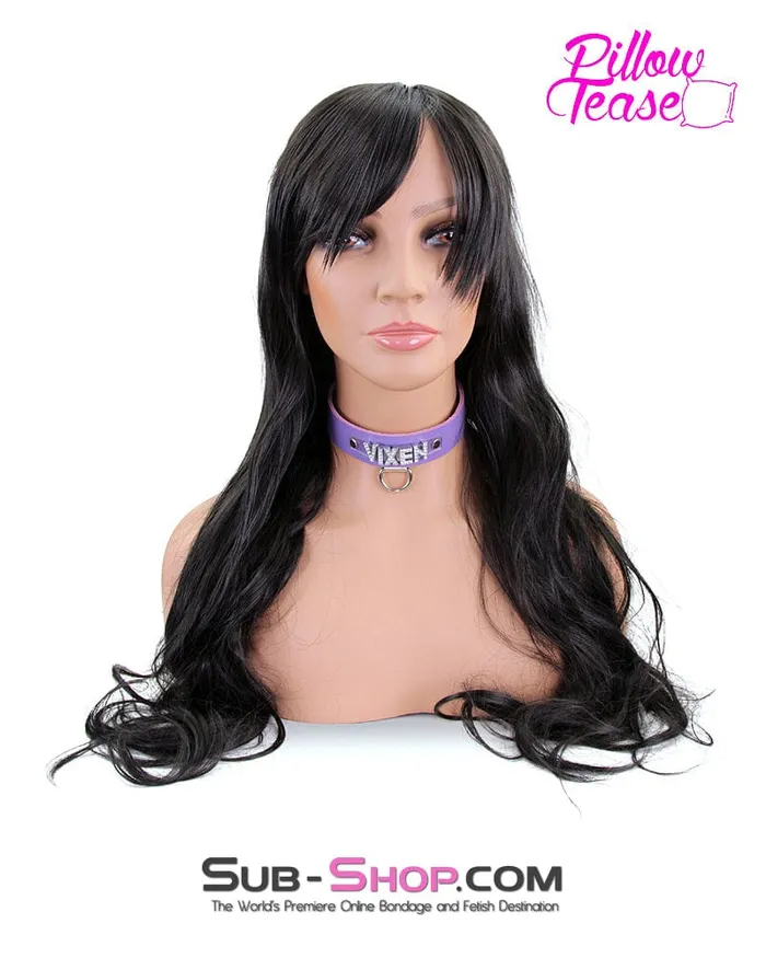 9953RSSIS Sissy Dominatrix Long Black Wig SubShop Bondage and Fetish Superstore Anal