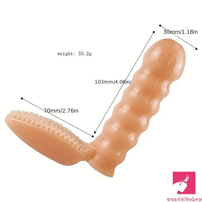 Female Sex Toys 406in Vibrating Middle Finger Dildo For Clit Prostate G Spot Vibrator Weadultshop