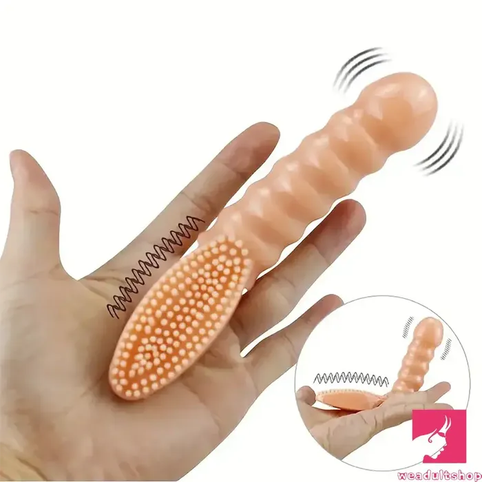 Female Sex Toys 406in Vibrating Middle Finger Dildo For Clit Prostate G Spot Vibrator Weadultshop