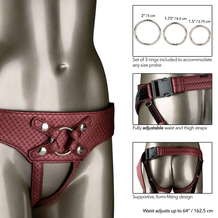 Female Sex Toys CalExotics Her Royal Harness The Regal Empress